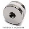 40X6mm Delik 10/5,5 Neodyum Magnet (Havşa Delik)