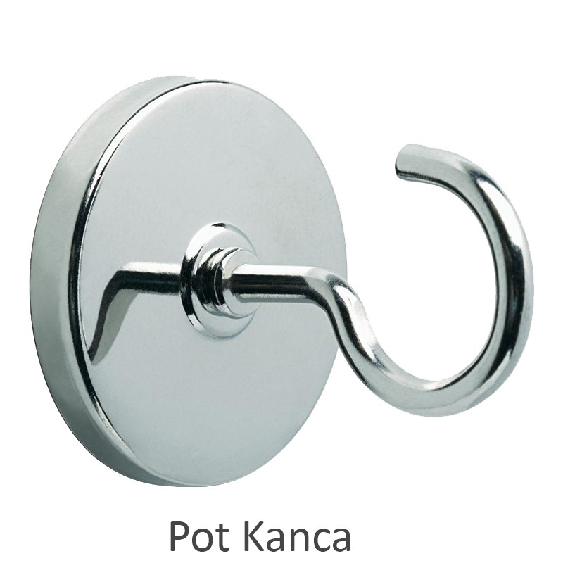 16mm/Pot Magnet Kanca Mıknatıs