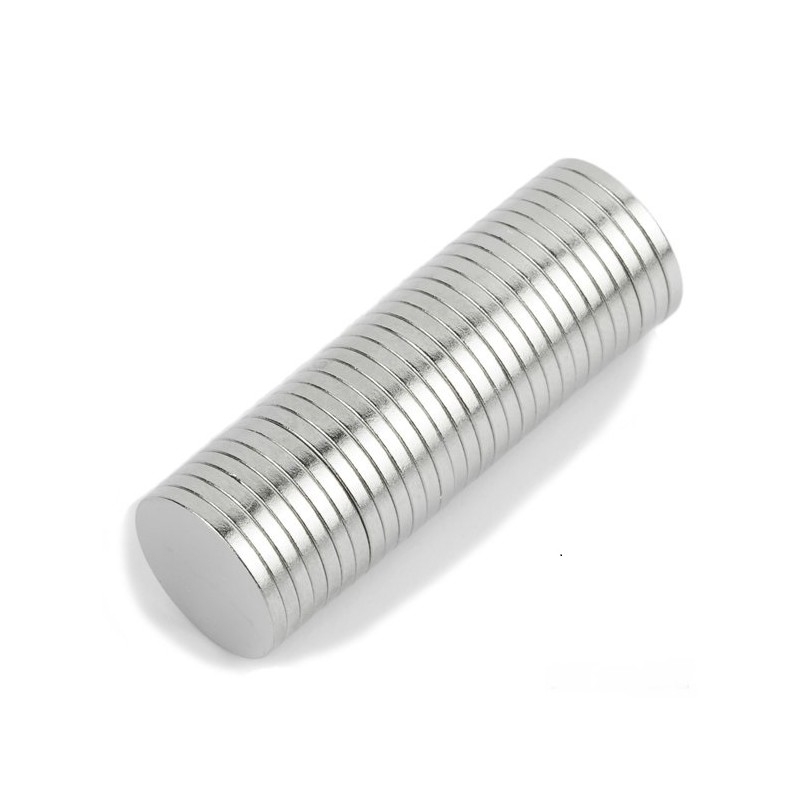 10x1 mm, Yuvarlak Neodyum Mıknatıs, Güçlü Magnet, (Çap: 10 mm, Kalınlık: 1 mm)