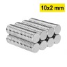 10x2 mm, Yuvarlak Neodyum Mıknatıs, Güçlü Magnet, (Çap: 10 mm x Kalınlık: 2 mm)