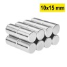 10x15 mm, Yuvarlak Neodyum Mıknatıs, Güçlü Magnet, (Çap: 10 mm, Kalınlık: 15 mm)