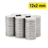 12x2 mm, Yuvarlak Neodyum Mıknatıs, Güçlü Magnet, (Çap: 12 mm, Kalınlık: 2 mm)