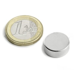 15x5 mm, Yuvarlak Neodyum Mıknatıs, Güçlü Magnet, (Çap: 15 mm, Kalınlık: 5 mm)