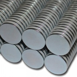 20x2 mm, Yuvarlak Neodyum Mıknatıs, Güçlü Magnet, (Çap: 20 mm, Kalınlık: 2 mm)