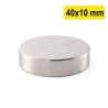 40x10 mm, Yuvarlak Neodyum Mıknatıs, Güçlü Magnet, (Çap: 40 mm, Kalınlık: 10 mm)