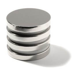 40x5 mm, Yuvarlak Neodyum Mıknatıs, Güçlü Magnet, (Çap: 40 mm, Kalınlık: 5 mm)