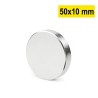 50x10 mm, Yuvarlak Neodyum Mıknatıs, Güçlü Magnet, (Çap: 50 mm, Kalınlık: 10 mm)