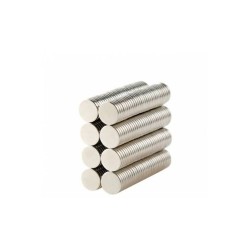 5x1 mm, Yuvarlak Neodyum Mıknatıs, Güçlü Magnet, (Çap: 5 mm, Kalınlık: 1 mm)