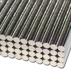 5x1 mm, Yuvarlak Neodyum Mıknatıs, Güçlü Magnet, (Çap: 5 mm, Kalınlık: 1 mm)