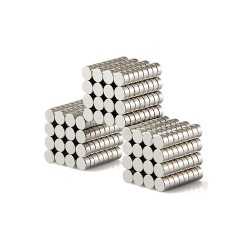 6x2 mm, Yuvarlak Neodyum Mıknatıs, Güçlü Magnet, (Çap: 6 mm, Kalınlık: 2 mm)