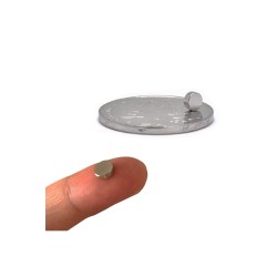 6x2 mm, Yuvarlak Neodyum Mıknatıs, Güçlü Magnet, (Çap: 6 mm, Kalınlık: 2 mm)