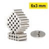 6x3 mm, Yuvarlak Neodyum Mıknatıs, Güçlü Magnet, (Çap: 6 mm, Kalınlık: 3 mm)