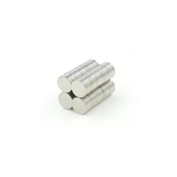 7x1,5 mm, Yuvarlak Neodyum Mıknatıs, Güçlü Magnet, (Çap: 7 mm, Kalınlık: 1,5 mm)