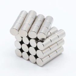 8x10 mm, Yuvarlak Neodyum Mıknatıs, Güçlü Magnet, (Çap: 8 mm, Kalınlık: 10 mm)