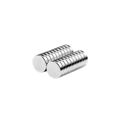 8x2 mm, Yuvarlak Neodyum Mıknatıs, Güçlü Magnet, (Çap: 8 mm, Kalınlık: 2 mm)