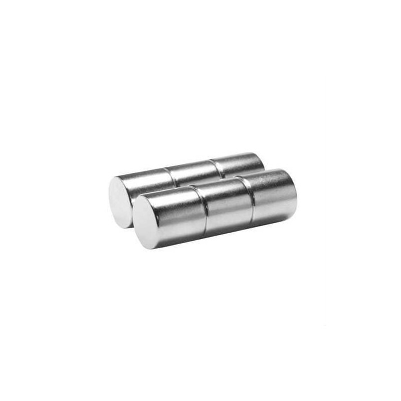 15x15 mm, Yuvarlak Neodyum Mıknatıs, Güçlü Magnet, (Çap: 15 mm, Kalınlık: 15 mm)