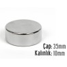 Çap 35mm X Kalınlık 10mm Neodyum Mıknatıs