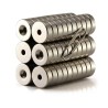 10x5 mm, Yuvarlak, Havşalı, Neodyum Mıknatıs, Güçlü Magnet, (Çap:10mm, Kalınlık:5mm)