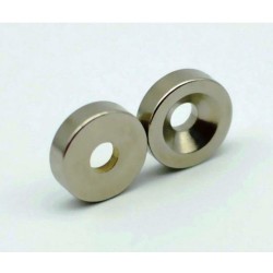 12x3 mm, Yuvarlak, Havşalı, Neodyum Mıknatıs, Güçlü Magnet, (Çap:12mm, Kalınlık:3mm)