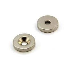 12x3 mm, Yuvarlak, Havşalı, Neodyum Mıknatıs, Güçlü Magnet, (Çap:12mm, Kalınlık:3mm)