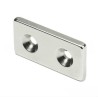 40X20X5mm Delik11/5,2 Neodyum Magnet (Havşa Delik)